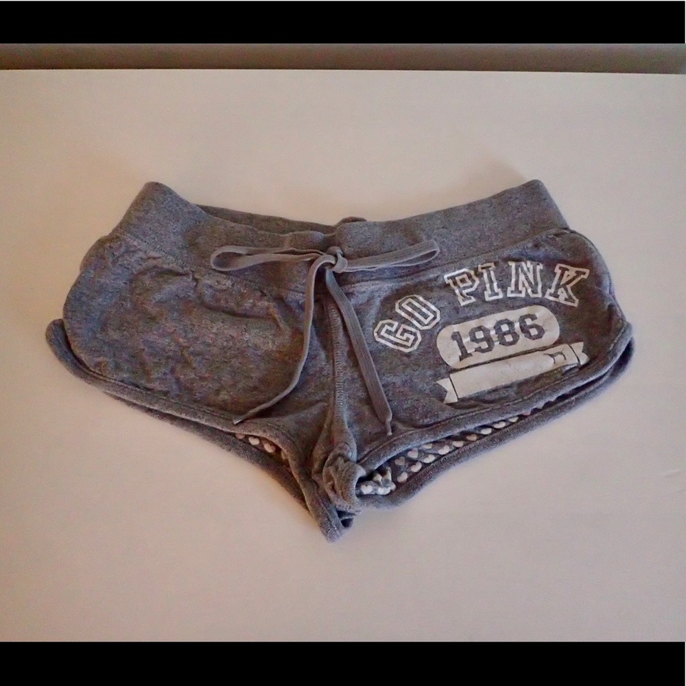 Go Pink Shorty Shorts in Gray Size - S